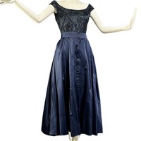 DAVID FIELDEN 1980s vintage 2 piece evening dress