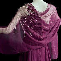 ROSE TAFT vintage chiffon evening gown