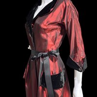 TULA Designer Collection, 1940s vintage dressing gown robe