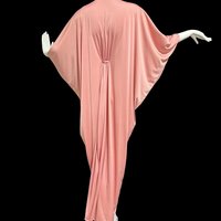 LUCIE ANN Beverly Hills, Elizabeth Arden 1960s pink caftan dress