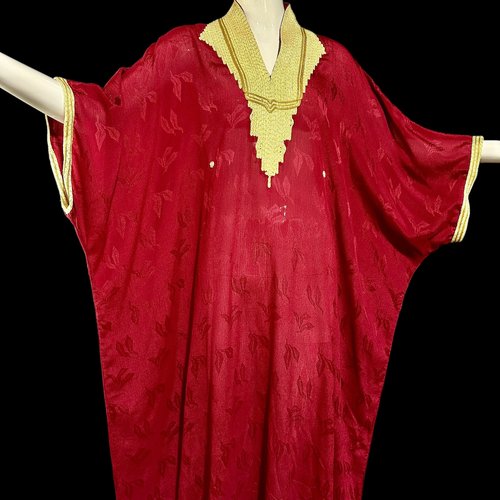 vintage Moroccan Caftan Evening Hostess Dress