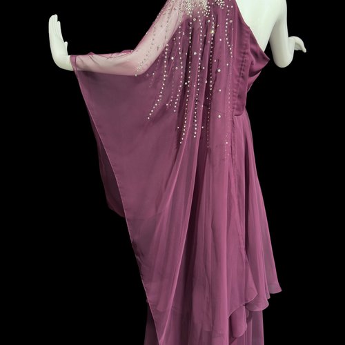 ROSE TAFT vintage chiffon evening gown