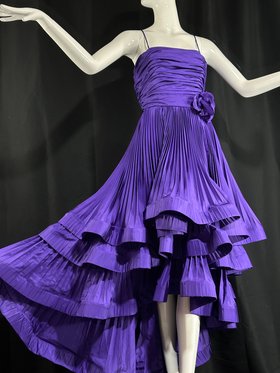 lillie rubin purple prom dress