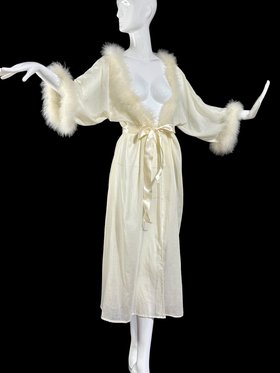 Claire Haddad vintage dressing gown