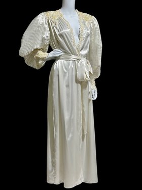 JONQUIL Diane Samandi vintage 1980s dressing gown