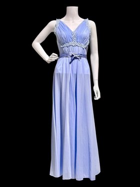 EYE-FUL by the Flaums, 1950s nightgown slip dress
